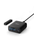 Anker Chargeur USB-C, Station de Recharge 6 Ports Sortie 112 W, pour iPhone 16/16 Plus / 16 Pro / 16 Pro Max/séries 15/14/ 13, MacBook Air, Pixel, Galaxy, iPad, et Autres (câble Non Inclus)