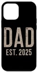 iPhone 12 mini Pregnancy Announcement Dad Est 2025 New Future Dad Vintage Case