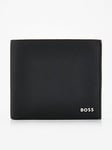 Boss New Crosstown Nikel Logo Billford Wallet - Black