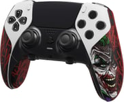 Sticker Grip Manette Pour Ps5 Edge Controller,Sticker Skin Protection Pour Ps5 Manette,Autocollants Accessoire Antidérapante Souple Pu Absorbant La Sueur Pour Ps5 Edge-Clown Hahaha