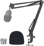 Razer Seiren Mini Boom Arm Stand with Pop Filter - Mic Stand with Mic Cover