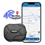 Tracker GPS Voiture 4G Étanche Aimant Antivol Multiples Alarmes Notifications SMS et APP Suivi en Temps Réel Traceur GPS pour Voiture, Moto, Camion, Camping Car TK905