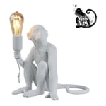 Barcelona Led - Lampe design singe en résine 'Rila' - Blanc Seletti