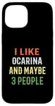 iPhone 15 Ocarina Players / 'I Like Ocarina And Maybe Three People!' Case