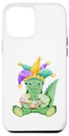 iPhone 12 Pro Max Mardi Gras Baby Alligator King Cake Jester Beads Purple Case