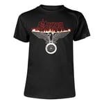 Saxon Unisex Adult Wheels Of Steel T-Shirt - L