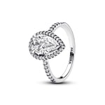 Pandora Sparkling Pear Halo sormus 193012C01