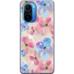 Xiaomi Poco F3 Transparent Mobilskal Blomsterprakt