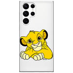 ERT GROUP Coque de téléphone Portable pour Samsung S22 Ultra Original et sous Licence Officielle Disney Motif Simba & Friends 009 Parfaitement adapté à la Forme du téléphone Portable, partiel imprimé