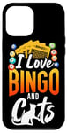 iPhone 12 Pro Max Bingo Player Cat I Love Bingo And Cats Case