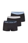 Calvin Klein Boxers Taille Basse Lot de 3 Homme Sous-Vêtement, Noir (B- Ink, Ash, Troposphere), XS