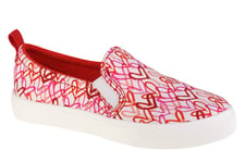 baskets Femme, Skechers Poppy Drippin Love, Blanc