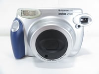 Fujifilm - INSTAX 200 - Large Wide Instant Film Camera - Blue/Grey - Case