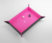 Gamegenic - Magnetic Dice Tray Rectangular: Black / Pink