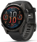 Garmin 010-02903-21 Fēnix 8 Amoled Svart/Gummi Ø43 mm