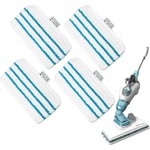 4pcs Lingettes pour Balais Vapeur, pour Steam Mop fsm1630s Nettoyeur Vapeur, pour FSM1630, FSM1616, FSMH13E5, FSM1321, FSM1605, FSMH13151SM, FSMP20,