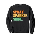 Spray Sparkle Shine Painter Sweatshirt