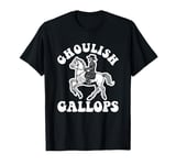 Ghost Horse Rider Equestrian Horse Riding Halloween Horse T-Shirt