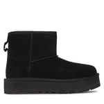 Vinterskor Ugg Kids' Classic Mini Platform 1143700K Svart