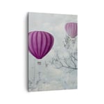 Impression sur Toile 70x100cm Tableaux Image Photo ballon arbre vol Decoration