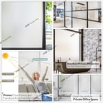 Himmeä Privacy Window Film Lasimaalaus UV Solar Staattiset tarttumattomat kiinnikkeet kodin koristeisiin aurinkosuoja-ikkunatarrat I 60X100 CM