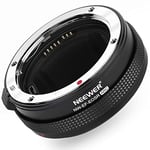 NEEWER Adaptateur EF vers RF - avec Bague de contrôle - Compatible avec Les objectifs Canon EF/EF-S EOS R RP R6 R5 R3 R7 R10 R8 R50 - Charge maximale : 2 kg - NW-EF -EOSR Arc