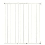 Scandinavian Pet Design Extra Tall Extendable Dog Gate, 62.5-106.8 cm/24.6-42 inches wide, 103 cm/40.5 inches high, Extendable Stair Gate/Pet Gate/Safety Gate, Metal, White, Made in Denmark