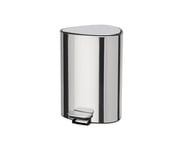 Joseph Joseph Easystore Luxe Stainless Steel 5 Litre Pedal Bin With Bin Liner Storage, Soft-Close Lid, Removable Inner Bucket, For Bathroom, Bedroom, Office