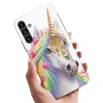 Samsung Galaxy A15 - Skal/Mobilskal Unicorn/Enhörning