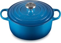 Le Creuset Signature Enamelled Cast Iron Round Casserole Dish With Lid, 24 cm,