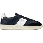 Boss Mens Brandon Tenn Trainers - Blue Suede - Size UK 9