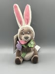 Disney Store Theme Park Winnie Pooh Easter Bunny Gopher Bean Bag Plush 7” New
