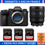 Sony A9 III + FE 24-50mm f/2.8 G + 3 SanDisk 64GB Extreme PRO UHS-II SDXC 300 MB/s + Ebook '20 Techniques pour Réussir vos Photos' - Appareil Photo Professionnel