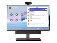 Lenovo ThinkSmart View Plus - Kit de vidéo-conférence (camera, système de calcul, Stylet Viewplus) - avec 3 ans de support Lenovo Premier + première année de maintenance - noir