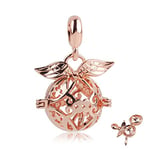 shangwang 45 Types Rose Gold Color Heart Shaped Flower Bee Snowflake Pendant Fit Pandora Charms Bracelets Diy Silver Color Beads Jewelry Z152