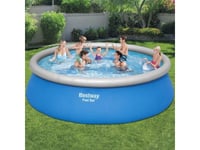 Bestway Fast Set Uppblåsbar Pool, Rund, 457X122 Cm Lumarko!