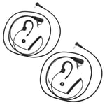 2x G-Shape Walkie Talkie Earpiece for Motorola Talkabout TLKR T92 H20 T60 T80