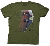 Naruto Shippuden Kakashi Kanji Officially Licensed Adult T-Shirt