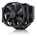 Noctua Ventilateurs boîtier NHD15 chromax.black, Ventirad CPU à Double Tour (140 mm, Noir)