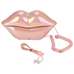 Wx 3016 Mouth'S Lips Shape Telephone Home Office Desktop Telephone Landlin Part