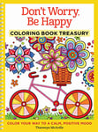 Design Originals Don't Worry, Be Happy Coloring Book Treasury: Color Your Way to a Calm, Positive Mood (Coloring Collection): 4,Multicolour,22.22x27.94x2.54 cm