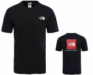 The North Face T92tx2jk3 Crew Neck Red Box T-shirt Black