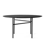 Audo Copenhagen - Snaregade Dining Table Round - Spisebord - Norm Architects - Svart - Metall/Tre