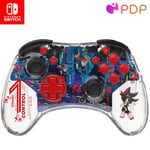 PDP REALMz™ Wireless Nintendo Switch Pro Controller, Rechargeable LED, Licensed for Nintendo Switch|Lite|OLED: Sonic Shadow (with Full Motion Controls)