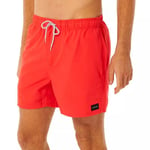 Rip Curl Offset Volley - Maillot de bain Red S - Entrejambe 15"