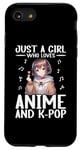 iPhone SE (2020) / 7 / 8 Just a Girl Who Loves Anime and K-Pop Anime Merch Japanese Case