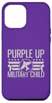 Coque pour iPhone 12 Pro Max Purple Up For Military Kids Mois of Military Child Adultes