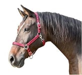 Kerbl Mustang Head Collar - Red/Black, Size 3