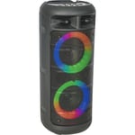 Party light & sound Light Sound ALFA-2600 Bluetooth høyttaler (svart med lys)