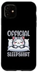 Coque pour iPhone 11 Chemise de nuit officielle American Shorthair Funny Cat Lover